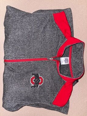 Rivalry Threads OHIO STATE Pullover with Red Trim